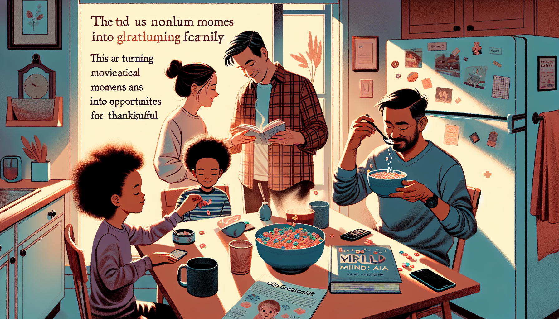 "teaching gratitude through daily habits: a practical guide for parents" explores how instilling gratitude in children, amidst the daily chaos of spilled cereal and morning rushes, can positively shape their outlook and well-being. the article emphasizes that gratitude goes beyond mere politeness, linking it to improved happiness and mental health. by modeling appreciation and creating gratitude rituals, parents can seamlessly integrate gratitude practice into everyday life. through relatable scenarios, the author offers practical strategies to turn mundane moments like morning routines and grocery trips into opportunities for thankfulness. this engaging guide highlights the long-term benefits of nurturing gratitude, encouraging readers to weave small, consistent gestures of thankfulness into parenting routines. for more tips on building emotional skills, visit child mind ai.