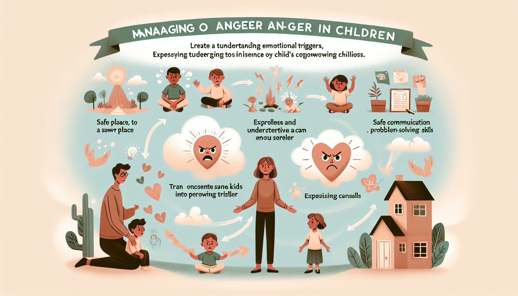 managing anger in children is essential for creating a nurturing environment where they can thrive emotionally and develop stronger bonds with their parents. this guide highlights practical strategies rooted in cognitive-behavioral therapy (cbt), such as understanding emotional triggers, fostering self-expression, and modeling calm behavior. by establishing safe spaces, encouraging open communication, and teaching problem-solving skills, parents can help children transform anger into a constructive growth journey. with these tools, parents can turn moments of frustration into opportunities for resilience and emotional regulation, ultimately fostering a happier family dynamic.