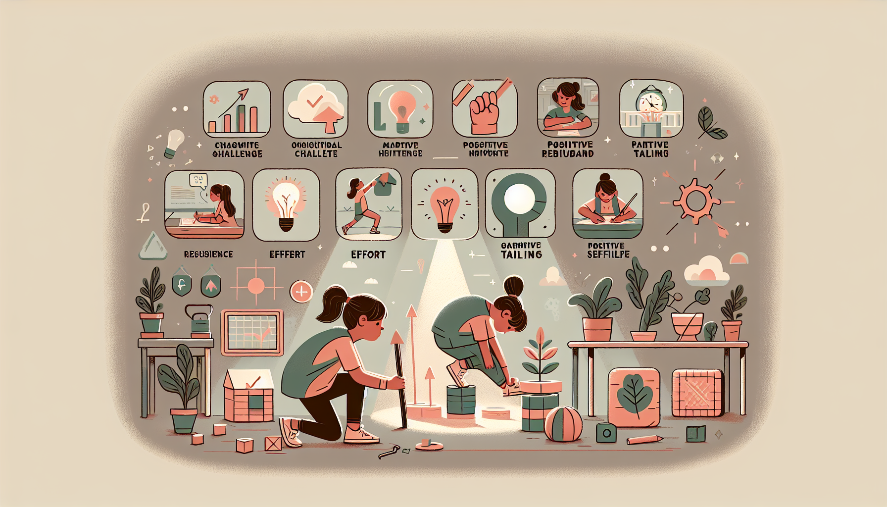 fostering a growth mindset in children is crucial in today's rapidly changing world, as it significantly impacts their development and success. this mindset, emphasized by psychologist carol dweck, encourages embracing challenges and learning from failures, leading to greater academic achievement and resilience. parents can nurture this mindset by focusing on effort rather than innate ability, embracing failure as a learning opportunity, and integrating cognitive-behavioral therapy principles to support psychological needs. by implementing these strategies, parents can help their children become more adaptable and successful individuals.
