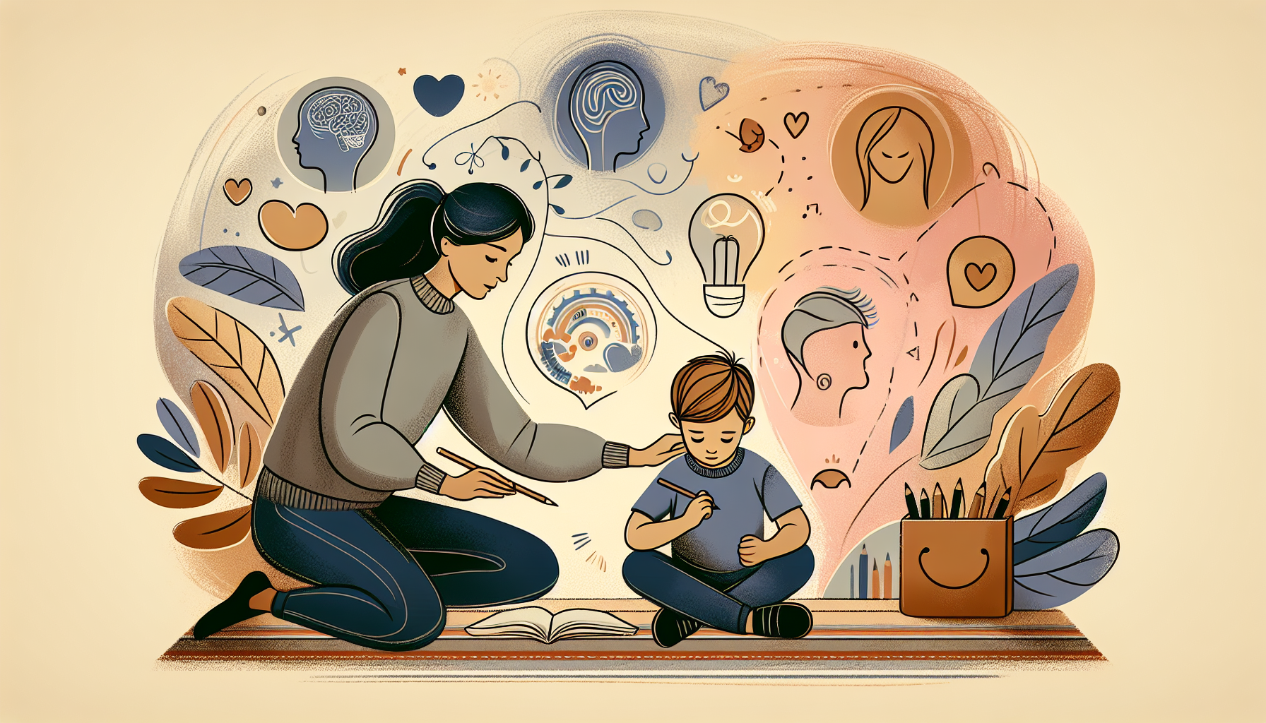 in today's world, where emotional intelligence is paramount, fostering children's ability to express their emotions is crucial for their development. this article emphasizes the pivotal role parents play in nurturing emotional growth, highlighting how understanding and discussing feelings can fortify parent-child bonds and equip children with tools to tackle life's challenges. drawing on cognitive-behavioral therapy principles, it underscores the benefits of emotional expression, such as improved emotional regulation and social skills. practical recommendations include creating a safe environment, modeling emotional expression, expanding emotional vocabulary, engaging in role-playing, and providing positive reinforcement, all of which contribute to a child's emotional resilience and empathy.