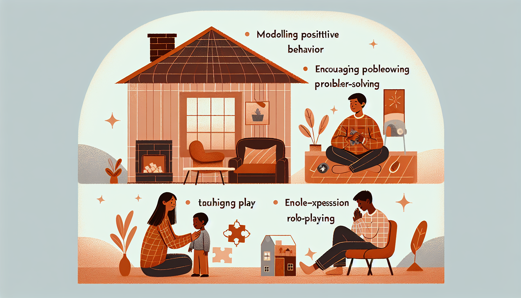 in the modern digital age, nurturing children's social skills is vital for their emotional and psychological well-being, as these skills form the backbone of healthy interpersonal relationships and academic success. this article delves into effective parenting strategies rooted in cognitive-behavioral therapy (cbt) to support children's social growth by meeting their psychological needs for safety, autonomy, and self-expression. through practical tips like modeling positive behavior, encouraging play, teaching problem-solving, and using role-playing, parents can create a nurturing environment that fosters their child's social competence. by integrating these strategies into everyday life, parents can lay the groundwork for their children to develop lasting and meaningful relationships.