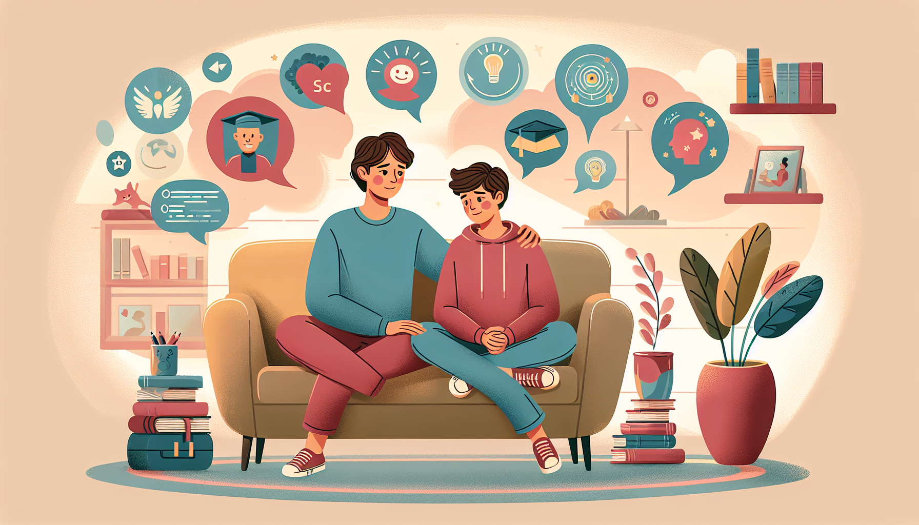 navigating the teenage years can be a challenging yet rewarding experience for parents, as communication becomes key to fostering a supportive and understanding relationship. this article delves into the transformative power of effective communication with teenagers, highlighting how principles from cognitive-behavioral therapy (cbt) can enhance interactions by acknowledging teens' need for autonomy and support. backed by scientific research, the piece demonstrates that open dialogue is linked to positive outcomes like higher self-esteem and better academic performance. with practical tips such as active listening, validating feelings, and maintaining calm during conflicts, parents can create a harmonious home environment that supports their teen's emotional health and development.