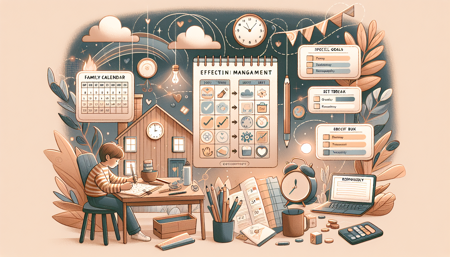 in our fast-paced world, teaching children effective time management is crucial for reducing stress, enhancing academic performance, and preparing them for future success. this article offers valuable parenting advice on fostering autonomy and self-expression in your child, with practical tips like using family calendars, teaching task prioritization, setting specific goals, encouraging breaks, and wisely incorporating technology. by guiding your child in these areas, you can help them develop essential lifelong skills. dive into the article to discover how you can support your child's journey towards mastering time management.